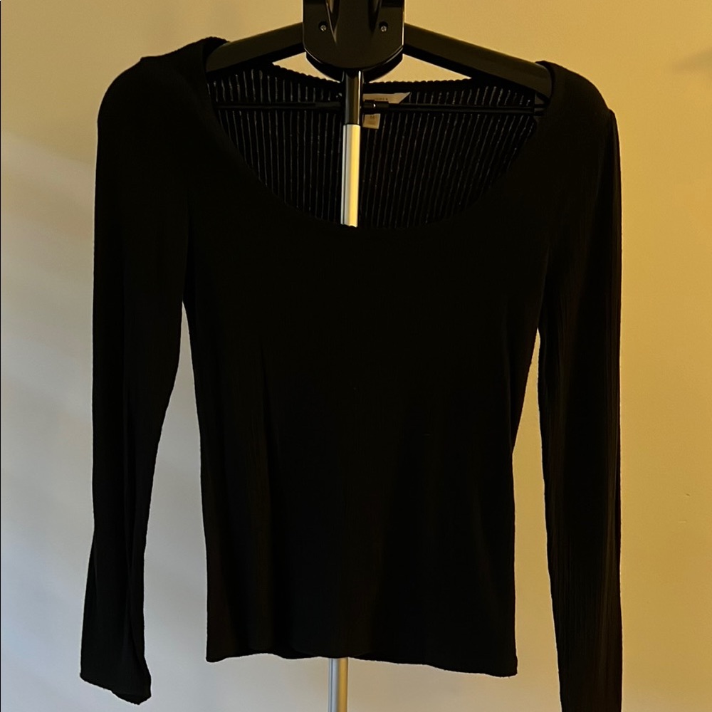 Black Long Sleeve Women's Top